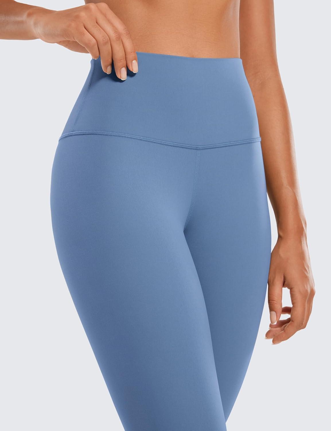 imageCRZ YOGA Butterluxe Yoga Leggings 28 High Waisted Womens Workout Lounge Pants Buttery SoftOasis Blue