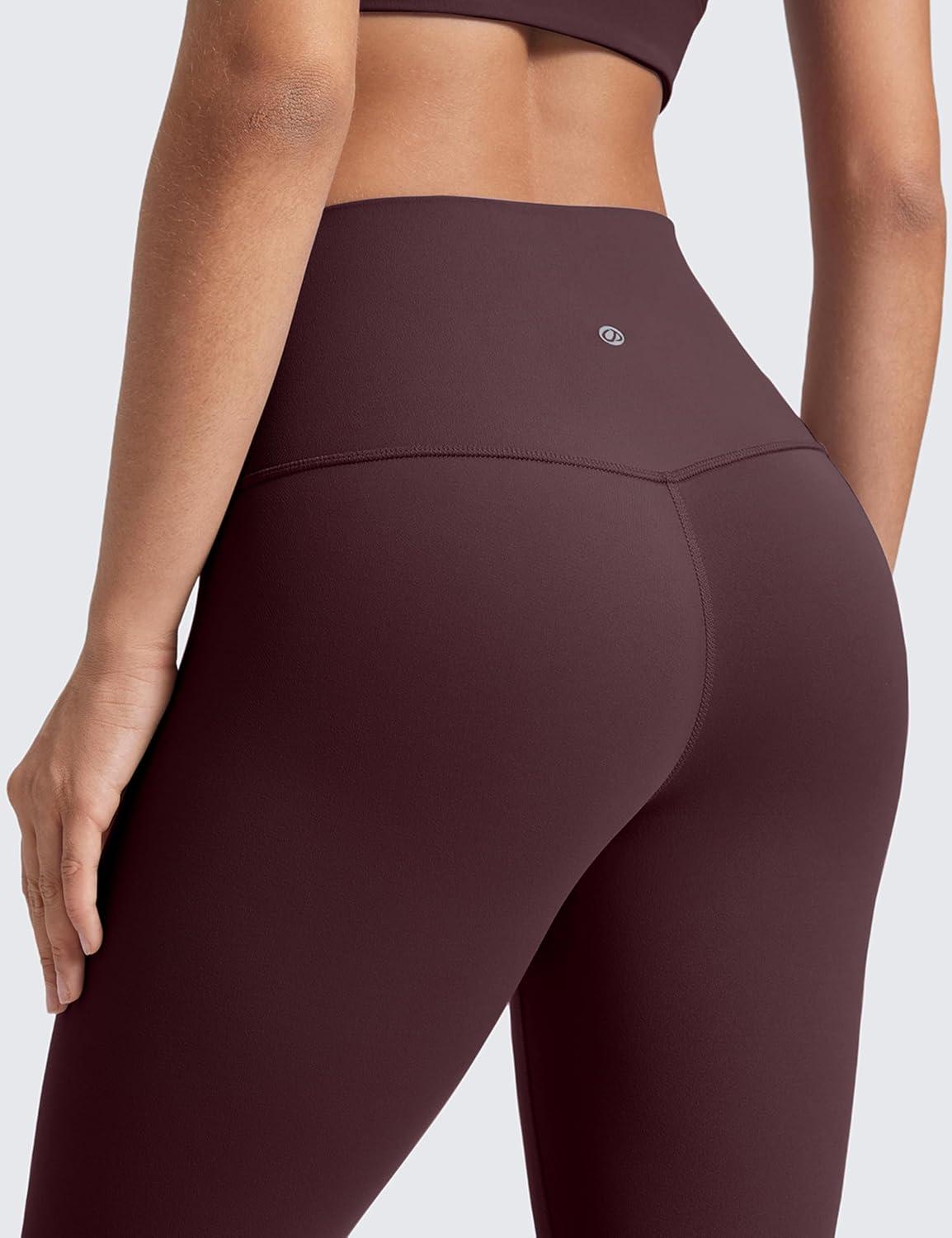 imageCRZ YOGA Butterluxe Yoga Leggings 28 High Waisted Womens Workout Lounge Pants Buttery SoftRipe Plum