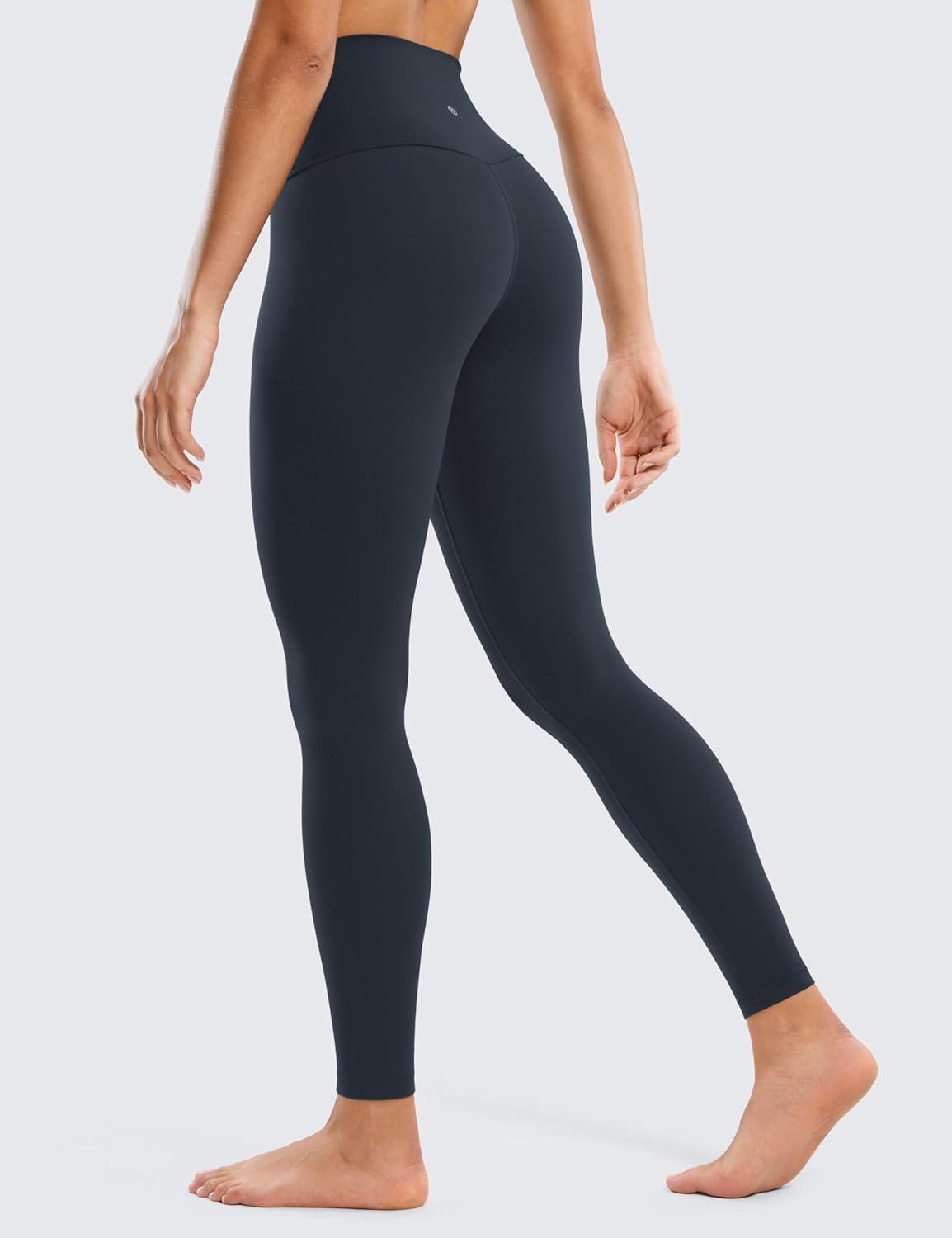 imageCRZ YOGA Butterluxe Yoga Leggings 28 High Waisted Womens Workout Lounge Pants Buttery SoftTrue Navy