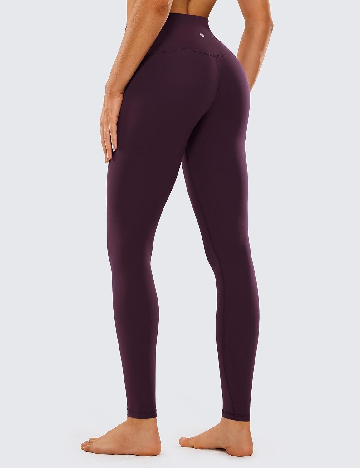 imageCRZ YOGA Butterluxe Yoga Leggings 31quot Extra Long High Waisted Workout Lounge Pants for Tall WomenDeep Purple