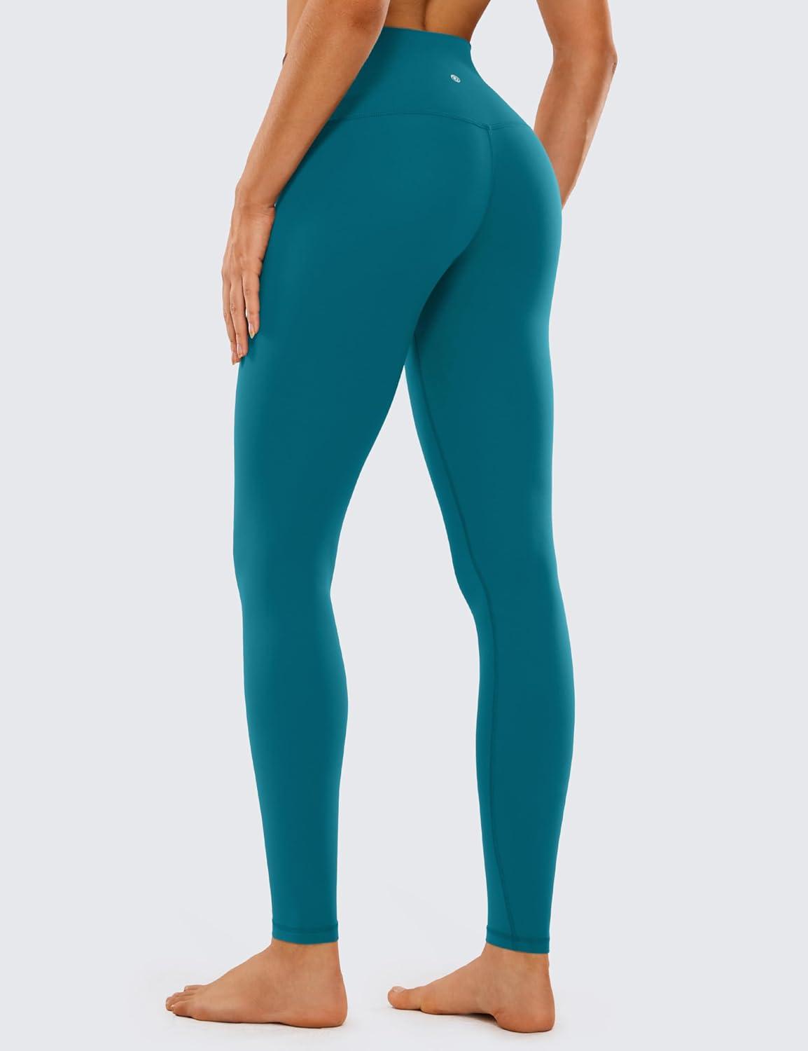 imageCRZ YOGA Butterluxe Yoga Leggings 31quot Extra Long High Waisted Workout Lounge Pants for Tall WomenGreen Jade