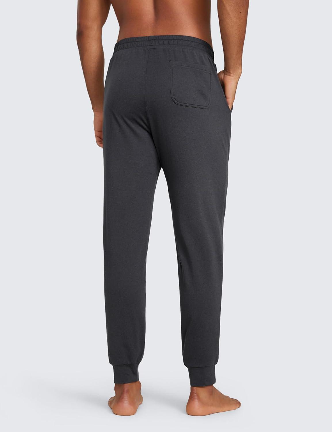 imageCRZ YOGA Cloud Jersey Lightweight Yoga Joggers for Men 29quot Breathable Casual Lounge Workout Soft Sweatpants with PocketsInk Gray
