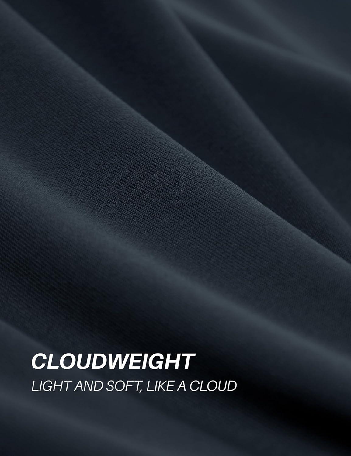 imageCRZ YOGA Cloudweight Crewneck Shirts for Men Comfy Lightweight Workout Casual Athletic Short Sleeve TShirtsTrue Navy