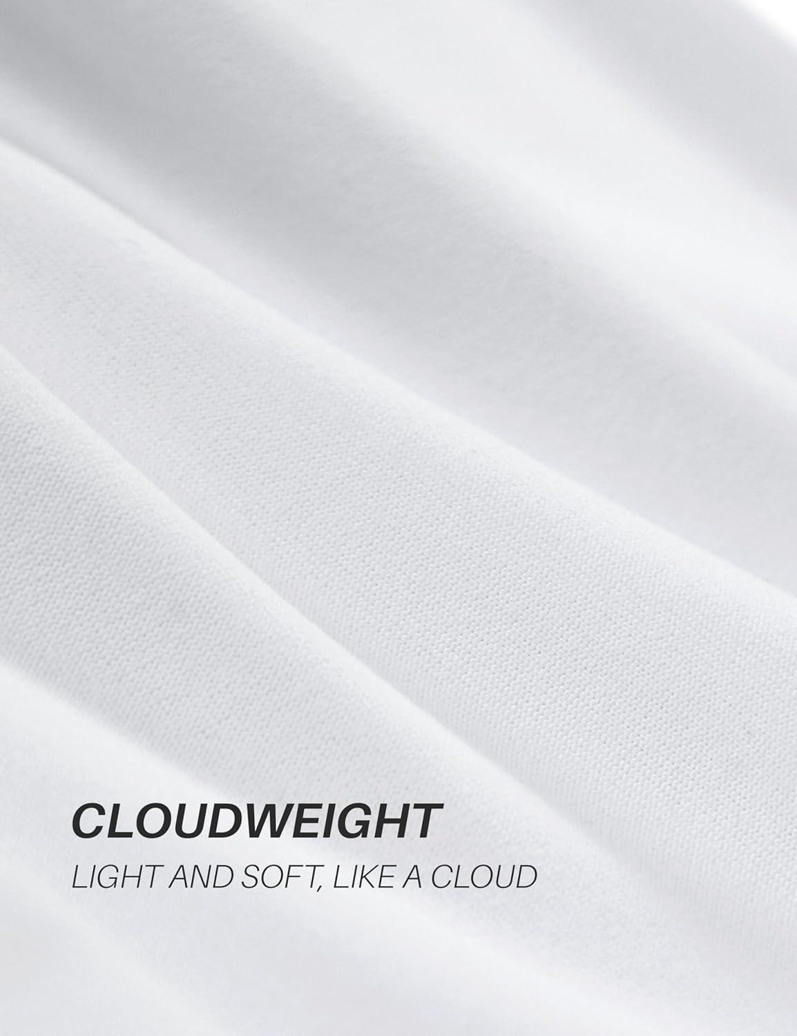 imageCRZ YOGA Cloudweight Mens Short Sleeve Polo Shirts Slim Fit Lightweight Moisture Wicking Athletic Casual Button Golf TShirtsWhite