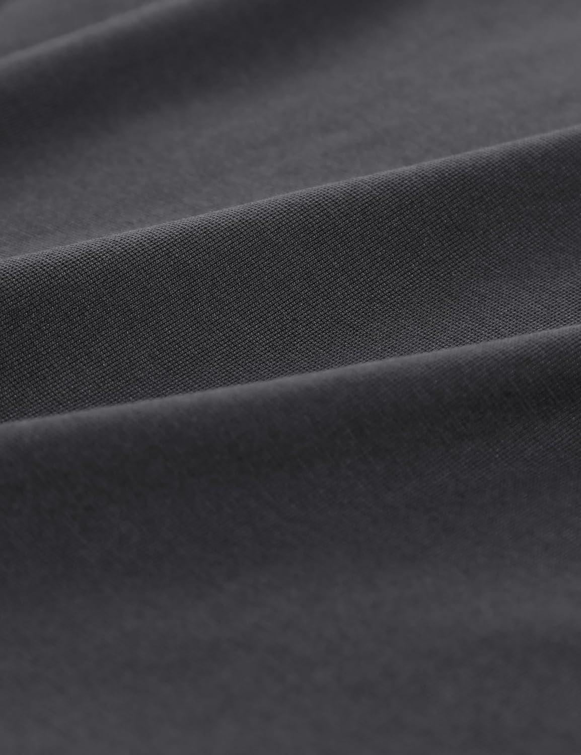 imageCRZ YOGA CottonBlend Athletic Shirts for Men Short Sleeve Moisture Wicking Soft Workout Casual Tee Tops Basic TShirtMysterious Grey