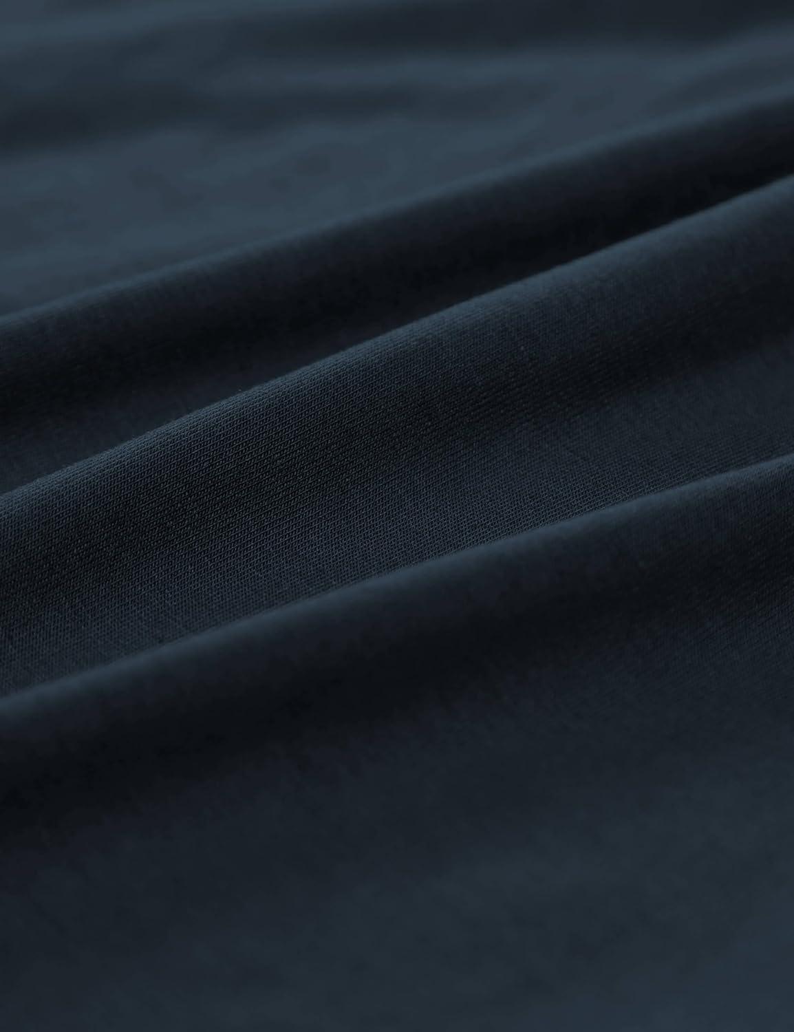 imageCRZ YOGA CottonBlend Crewneck Tops for Women Workout Gym Athletic Casual Short Sleeve Shirts Quick Dry Basic TShirtTrue Navy