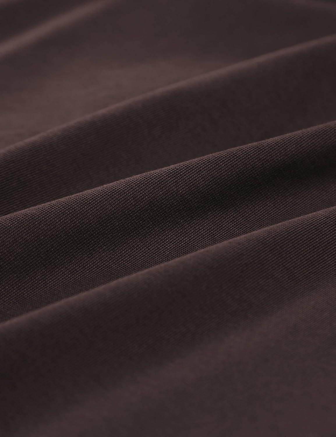 imageCRZ YOGA CottonBlend Workout Muscle Tank for Women Breathable Quick Dry High Neck Athletic Tops Casual Sleeveless ShirtsHot Fudge Brown