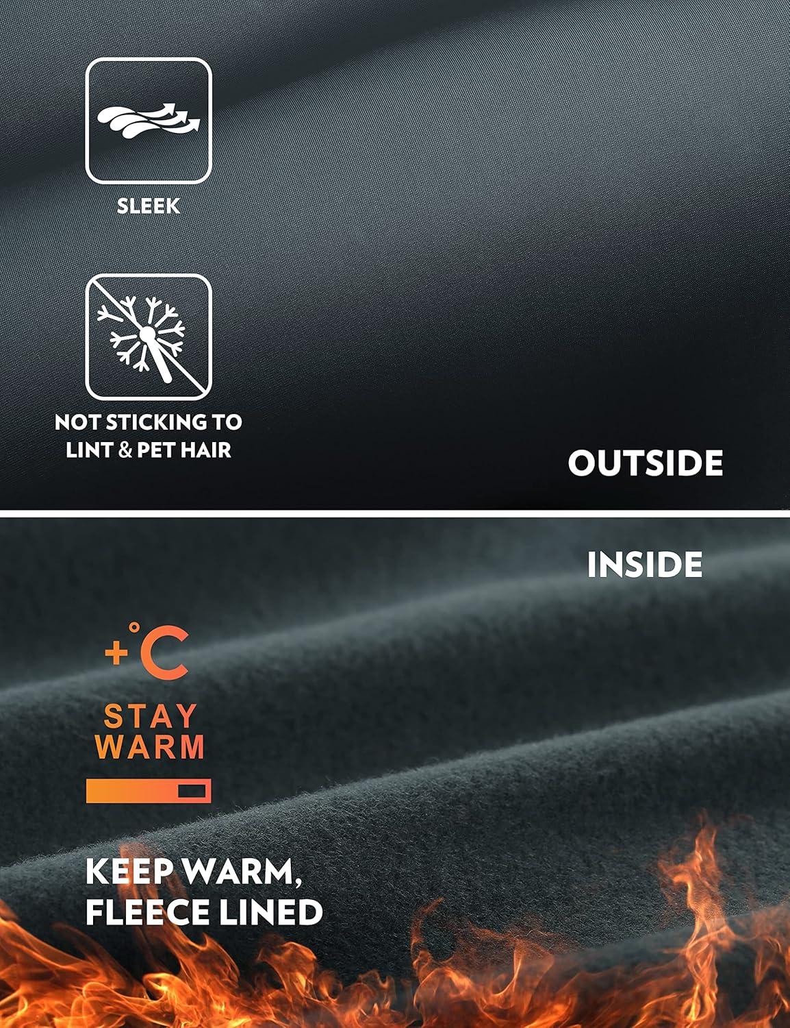 imageCRZ YOGA Fleece Lined Leggings Pockets 25 Thermal High Waisted Casual Lounge Workout Womens Yoga Pants Winter WarmMelanite