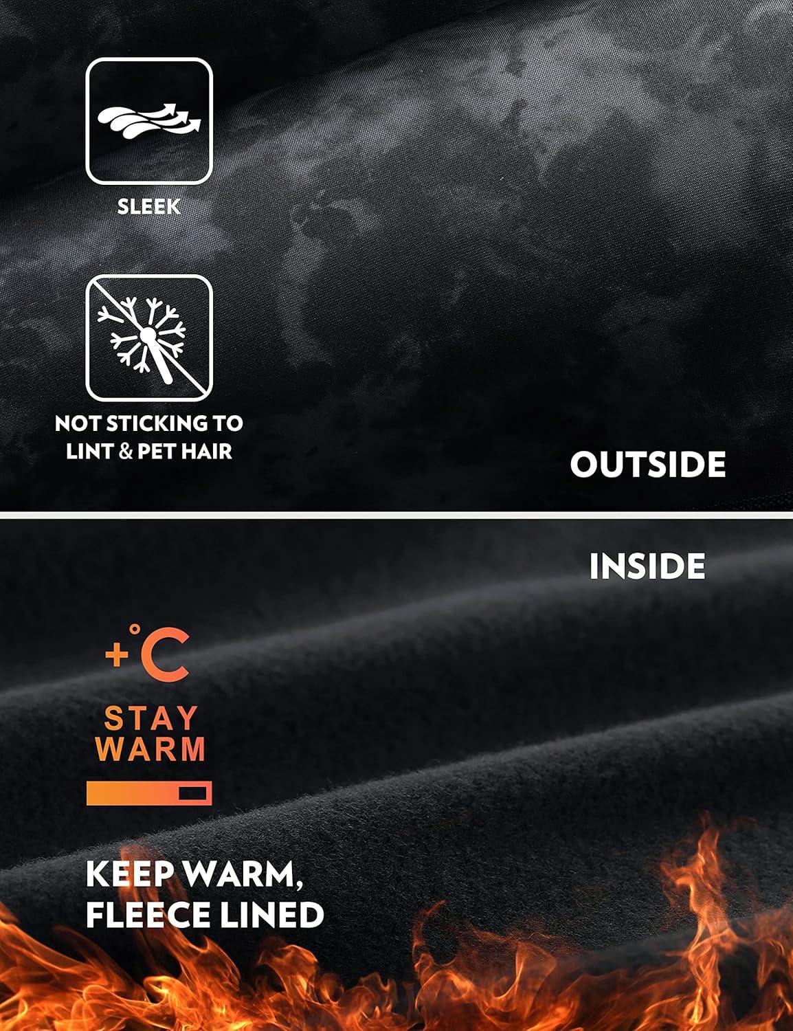 imageCRZ YOGA Fleece Lined Leggings Pockets 25 Thermal High Waisted Casual Lounge Workout Womens Yoga Pants Winter WarmTie Dye Smoke Ink