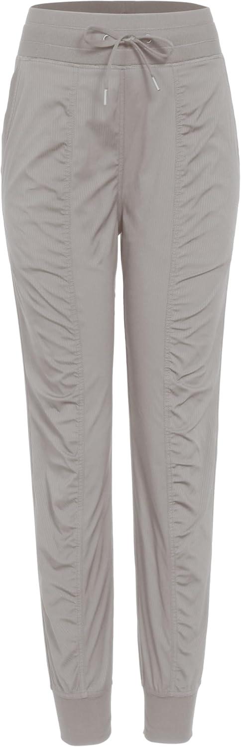 imageCRZ YOGA Lightweight Workout Joggers for Women 26quot285quot305quot Outdoor Running Casual Pants with PocketsDark Chrome