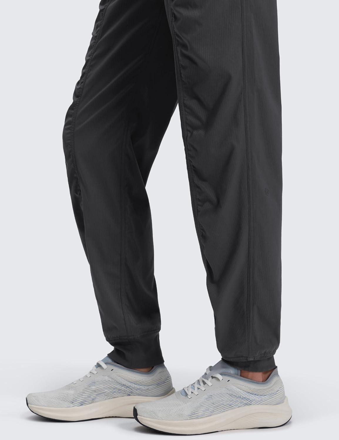 imageCRZ YOGA Lightweight Workout Joggers for Women 26quot285quot305quot Outdoor Running Casual Pants with PocketsInk Gray