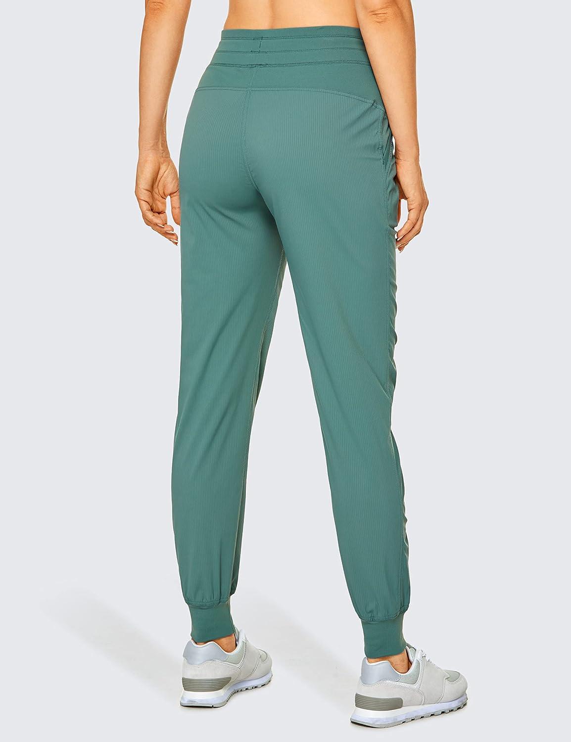imageCRZ YOGA Lightweight Workout Joggers for Women 26quot285quot305quot Outdoor Running Casual Pants with PocketsJuniper