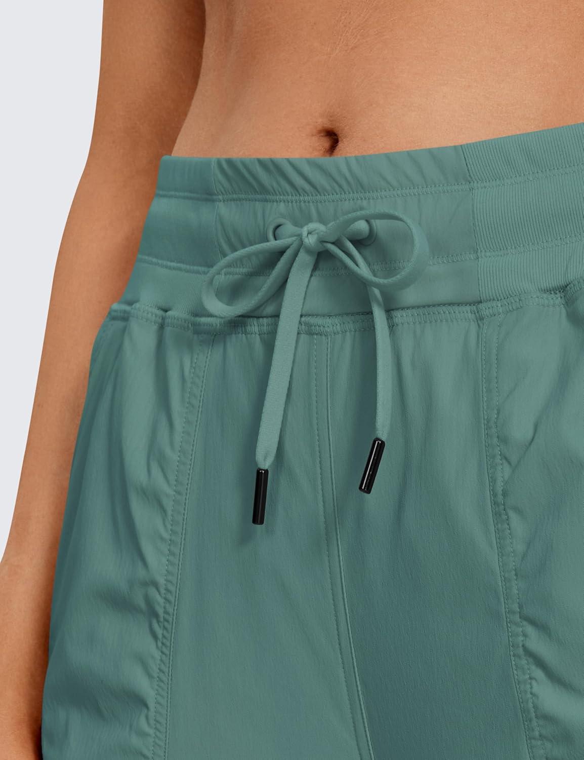 imageCRZ YOGA Lightweight Workout Joggers for Women 26quot285quot305quot Outdoor Running Casual Pants with PocketsJuniper