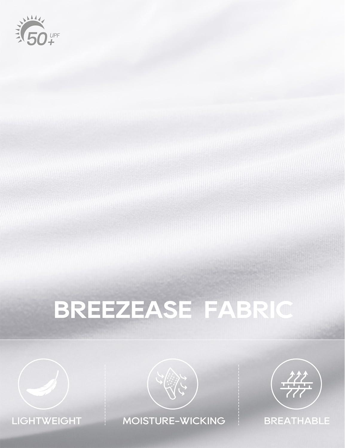 imageCRZ YOGA Lightweight Workout Long Sleeve Shirts for Women Gym Running Fall Athletic Training TShirts High Neck TopsWhite