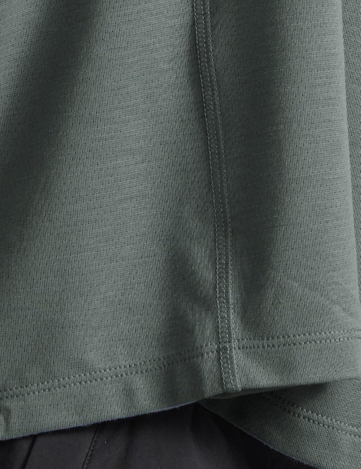 imageCRZ YOGA Mens Mesh Workout Tank Tops Quick Dry Breathable Running Athletic Training Sleeveless Muscle ShirtsGrey Sage