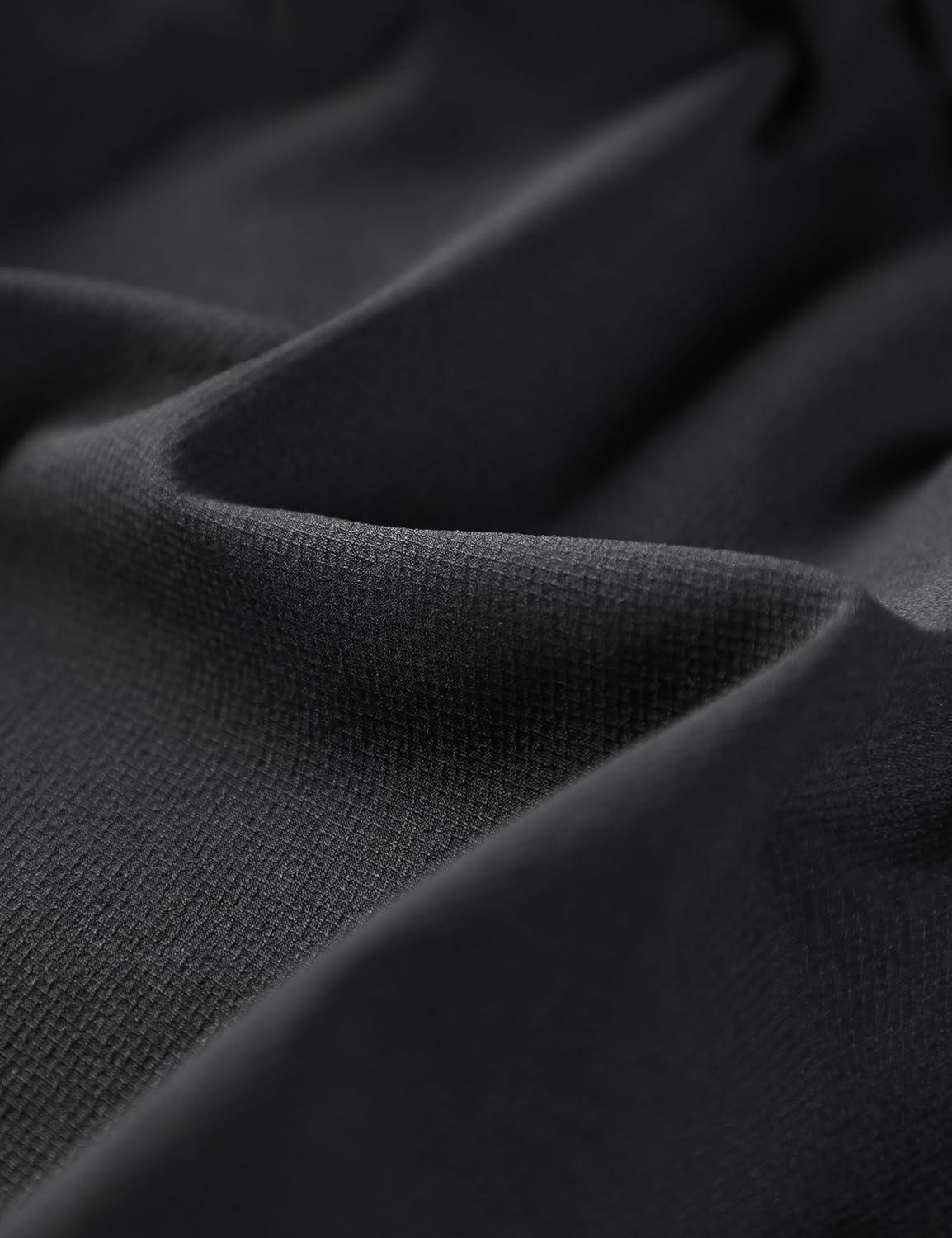 imageCRZ YOGA Mens Texture Training Shorts 5quot Side Split Quick Dry Lightweight for Workout Running with Zipper PocketBlack