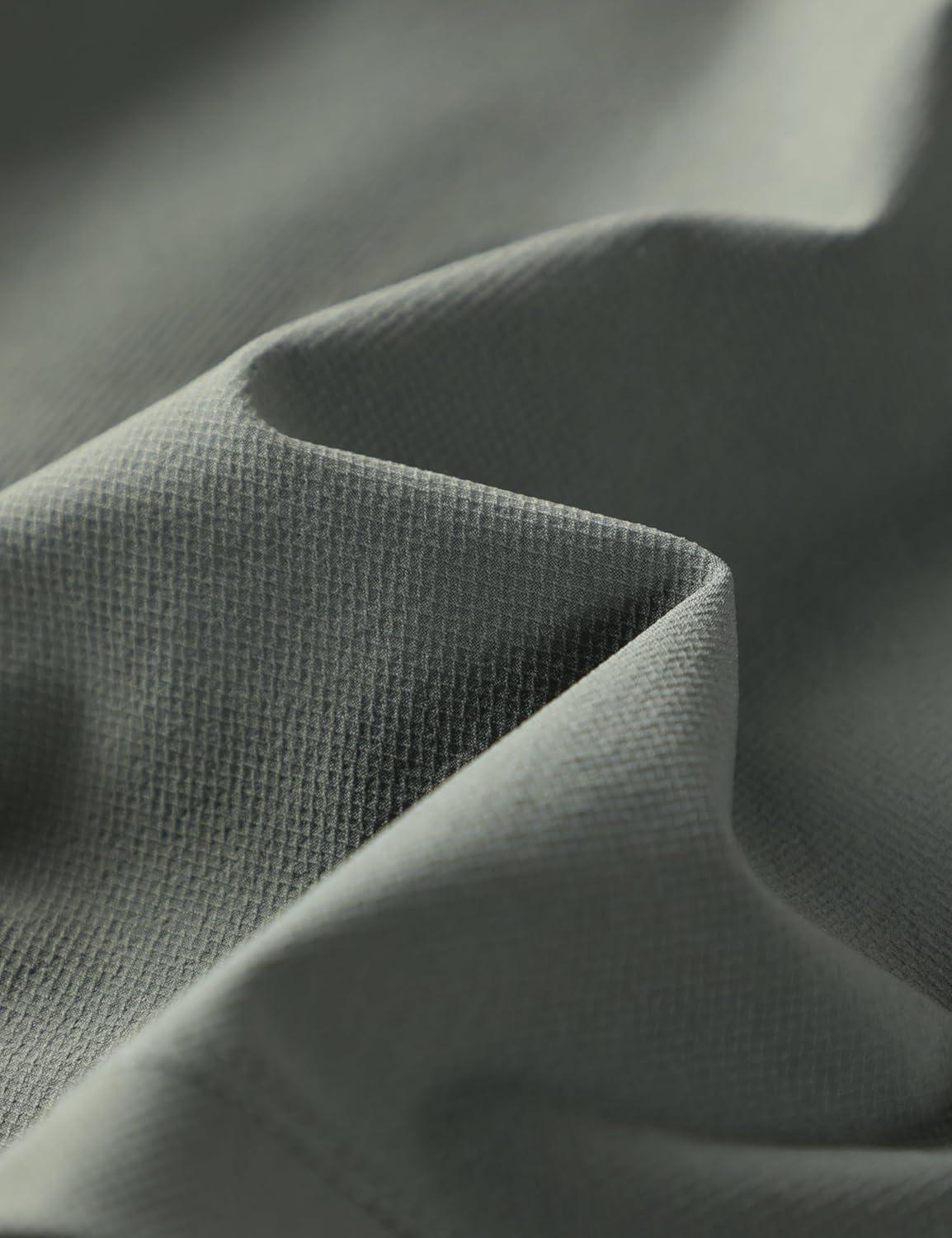 imageCRZ YOGA Mens Texture Training Shorts 5quot Side Split Quick Dry Lightweight for Workout Running with Zipper PocketGrey Sage