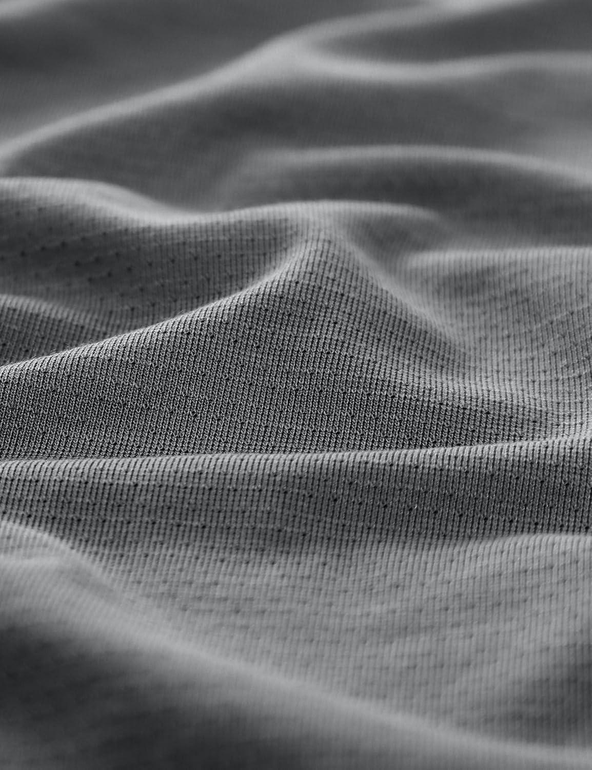 imageCRZ YOGA Mesh Workout Shirts for Men Lightweight Breathable TShirts Running Athletic Training Short Sleeve TopsDark Carbon