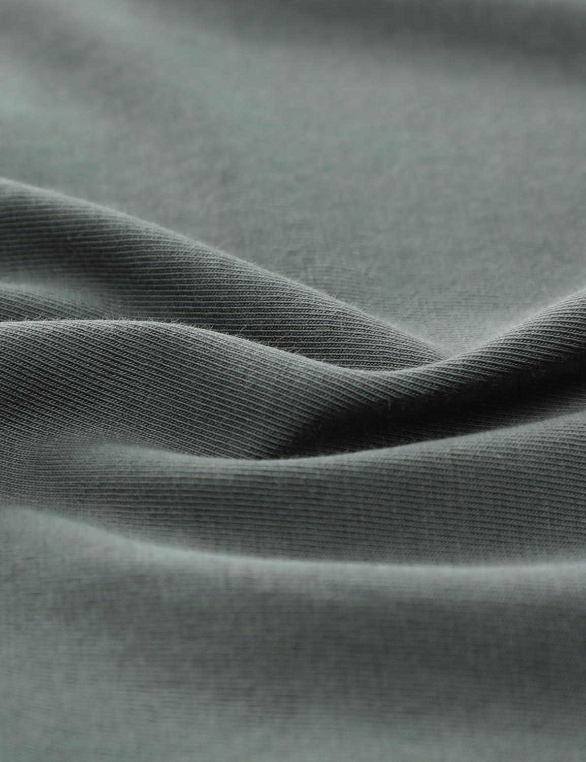 imageCRZ YOGA Pima Cotton Loose Long Sleeve Shirts for Women Workout Yoga Casual Tops Crew Neck Loose Basic Soft Fall TShirtGrey Sage