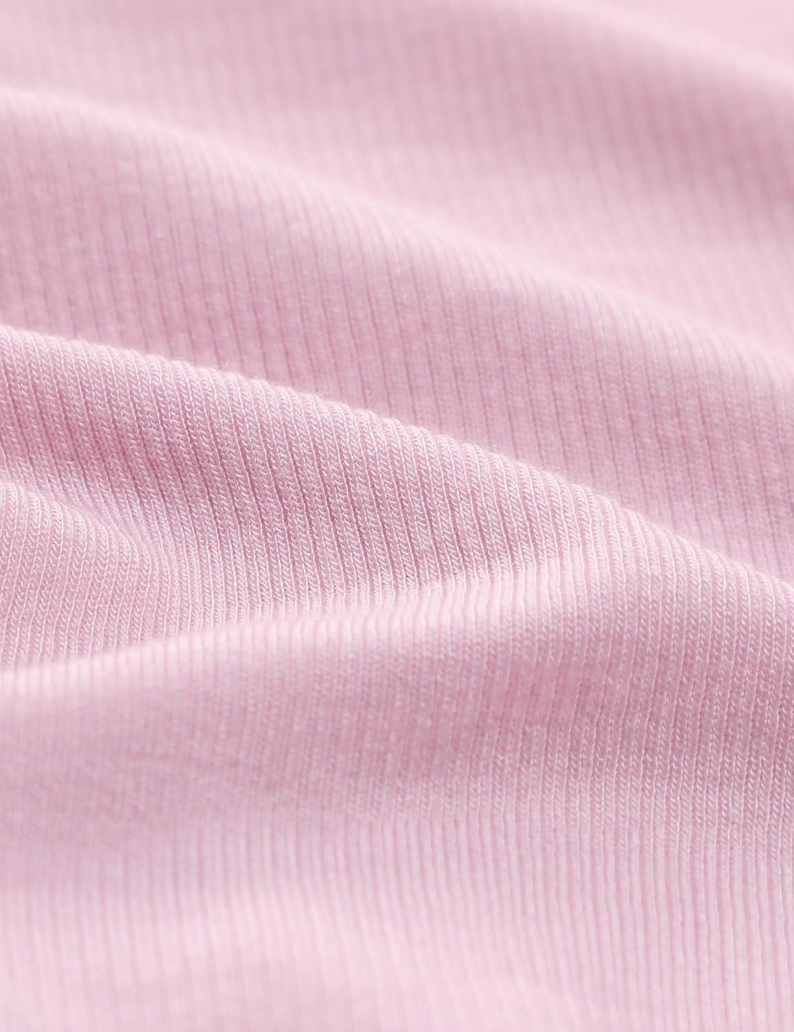 imageCRZ YOGA Ribbed Modal Henley Shirts for Women Comfort Casual Knit Long Sleeve Tops Soft Stretchy Basic Fitted LayeringPink Peony