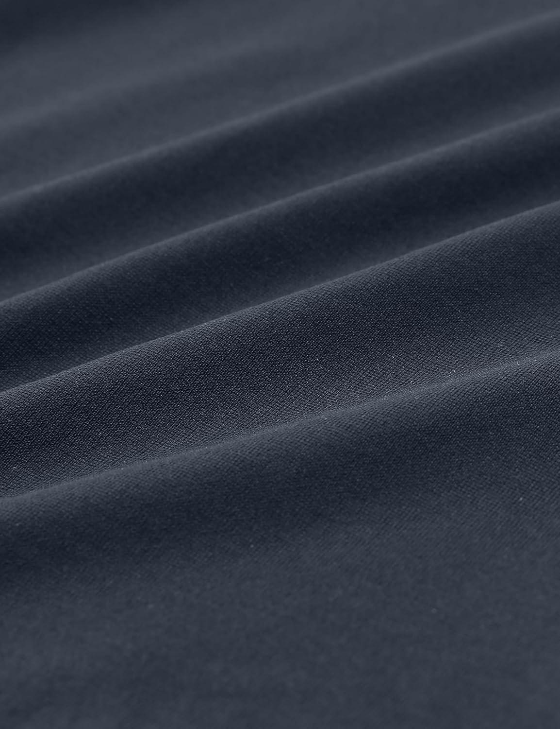 imageCRZ YOGA Seamless Workout Tops for Women Waist Running Gym Athletic Yoga Short Sleeve Shirts Breathable Basic CrewneckTwilight Blue