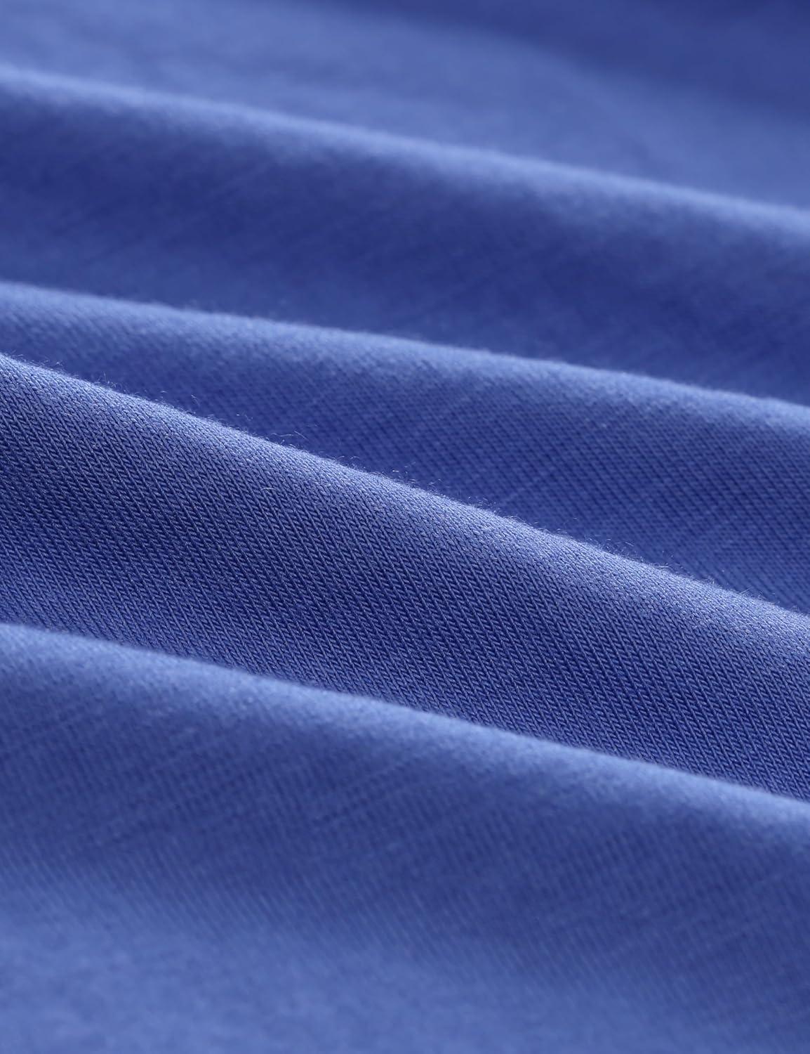 imageCRZ YOGA Short Sleeve Yoga Tops for Women Soft Loose Casual Flowy Shirts Crew Neck Workout Basic TShirtWild Indigo