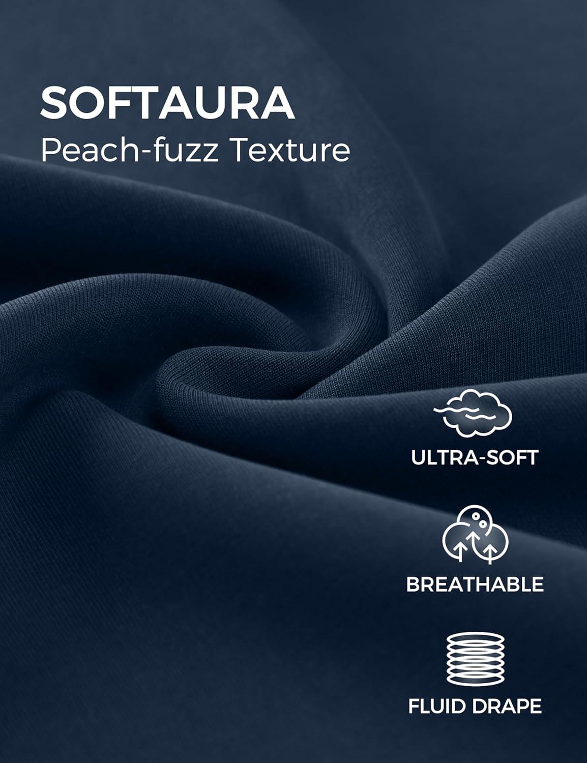 imageCRZ YOGA SoftAura Full Zip Sweatshirt for Women Workout Casual Zipper Funnel Neck Sweat Shirts Jackets with PocketsInk Blue