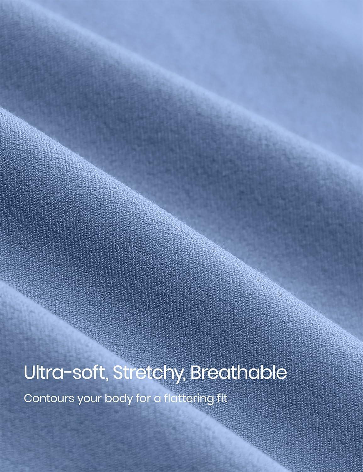 imageCRZ YOGA Softembrace Scoop Neck Tank Tops for Women Casual Going Out Soft Double Lined Crop Basic Sleeveless ShirtsOasis Blue