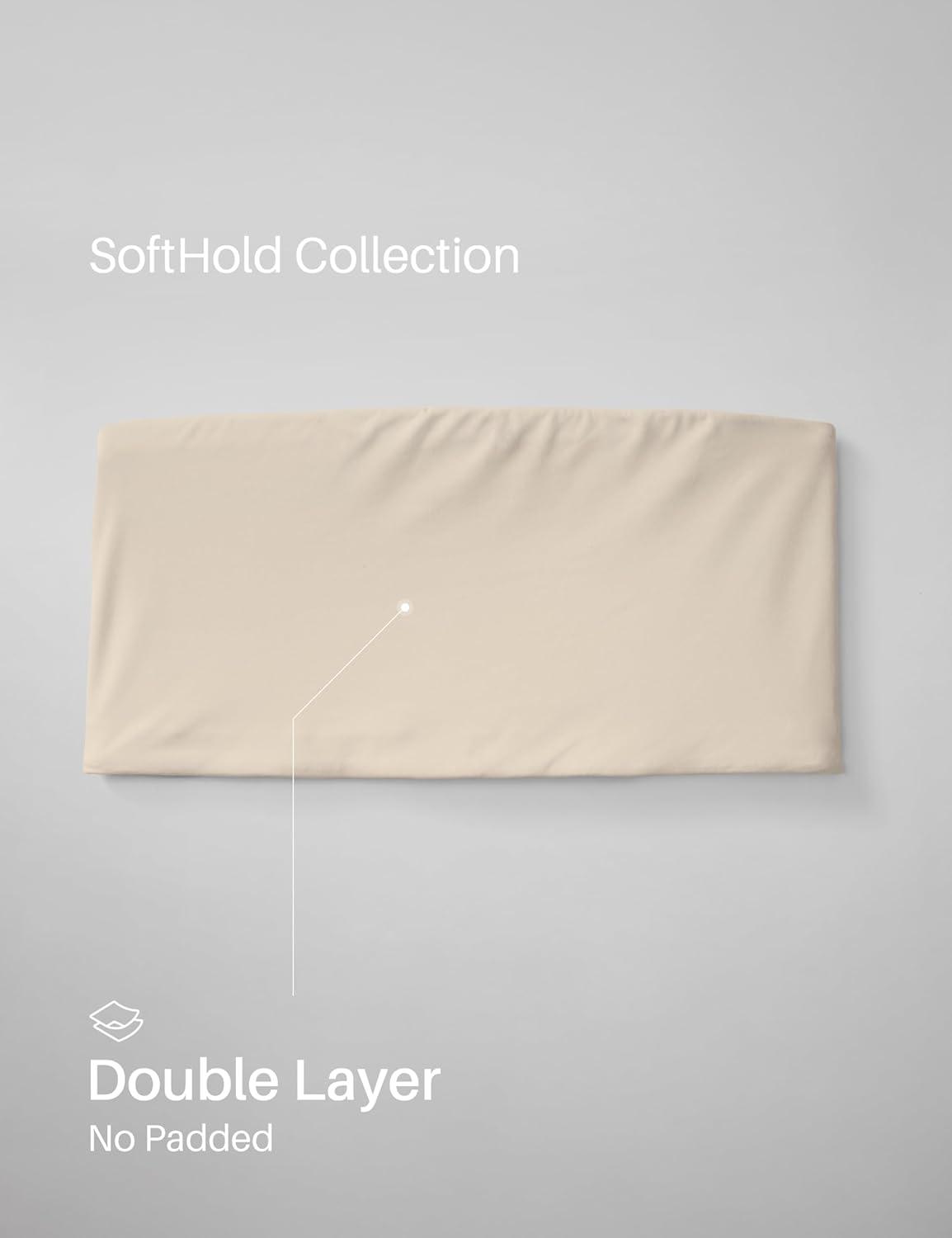 imageCRZ YOGA Softhold Double Lined Strapless Bralette Stretchy Smooth Womens Tube Tops Bandeau Wireless TShirt Everyday BraMojave Tan 2