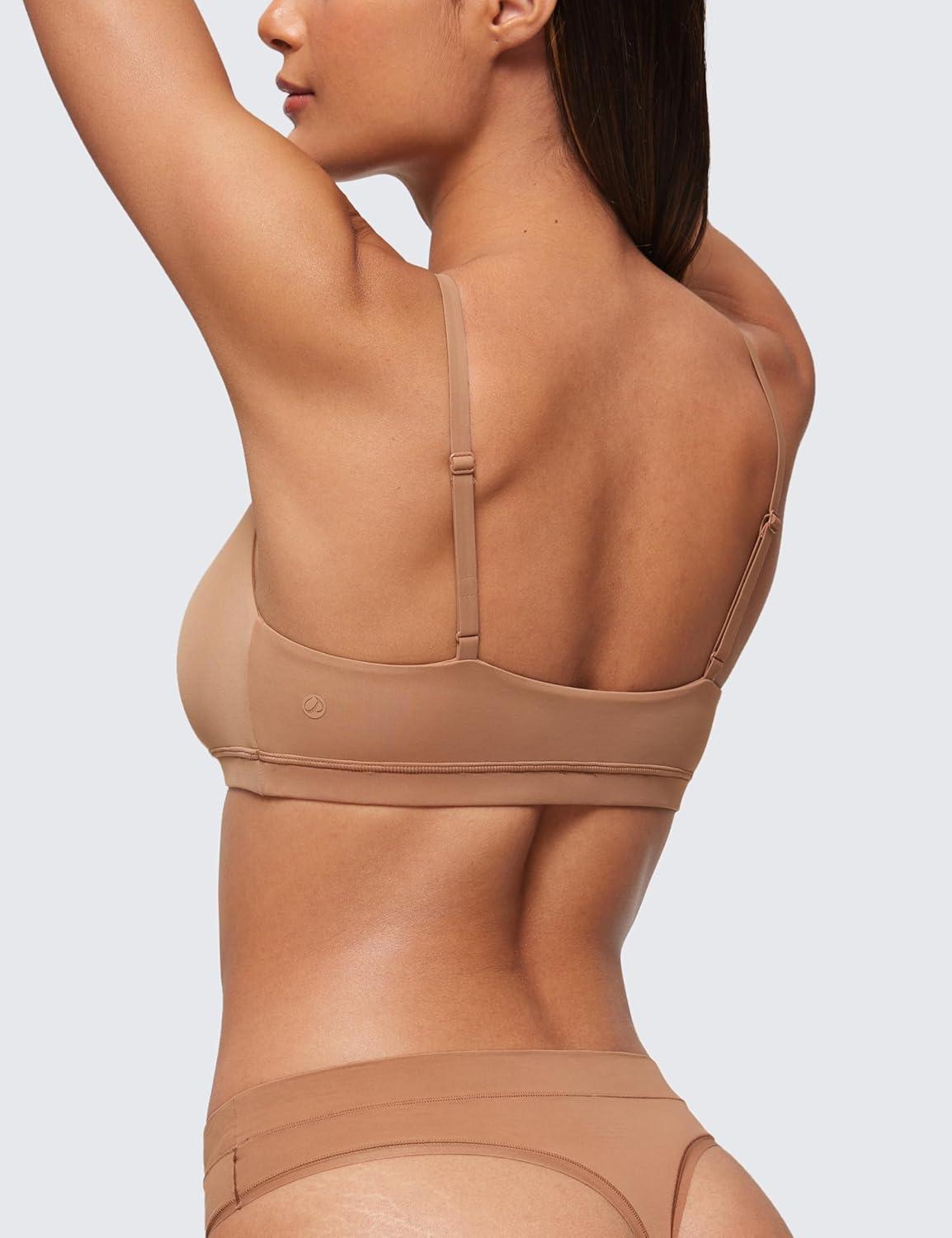 imageCRZ YOGA Softhold High Rise Thongs for Women Sexy Tagless Comfortable Panties Smooth Breathable Ladies Underwear 3 PackGravel 3pack