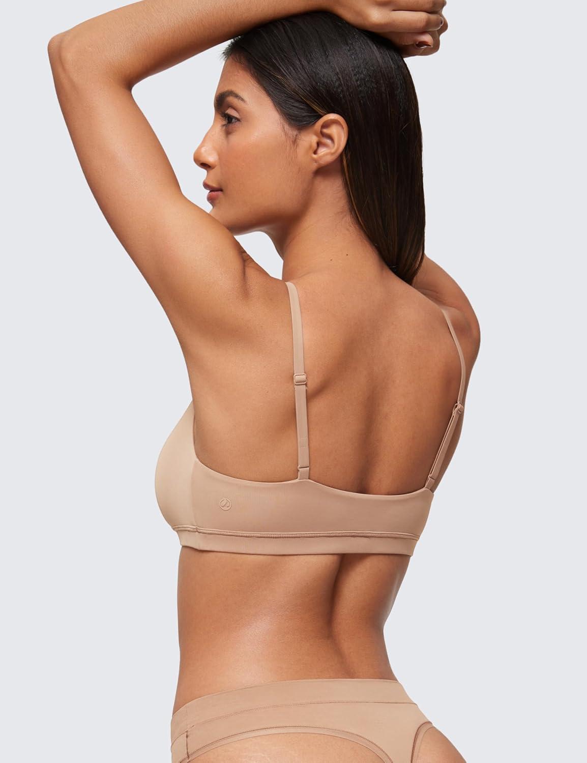 imageCRZ YOGA Softhold High Rise Thongs for Women Sexy Tagless Comfortable Panties Smooth Breathable Ladies Underwear 3 PackWarm Beige 3pack