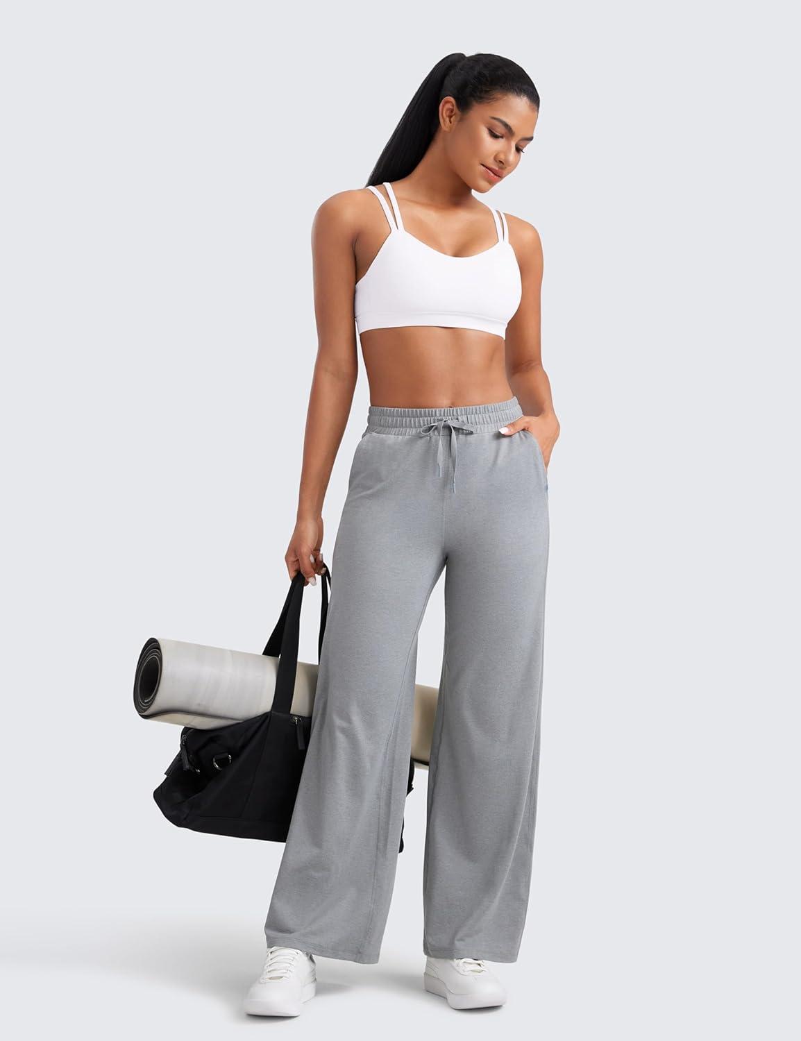 imageCRZ YOGA Softness Mold Butterluxe V Neck Sports Bras for Women Workout Top Double Spaghetti Straps Wireless Yoga ClothesWhite