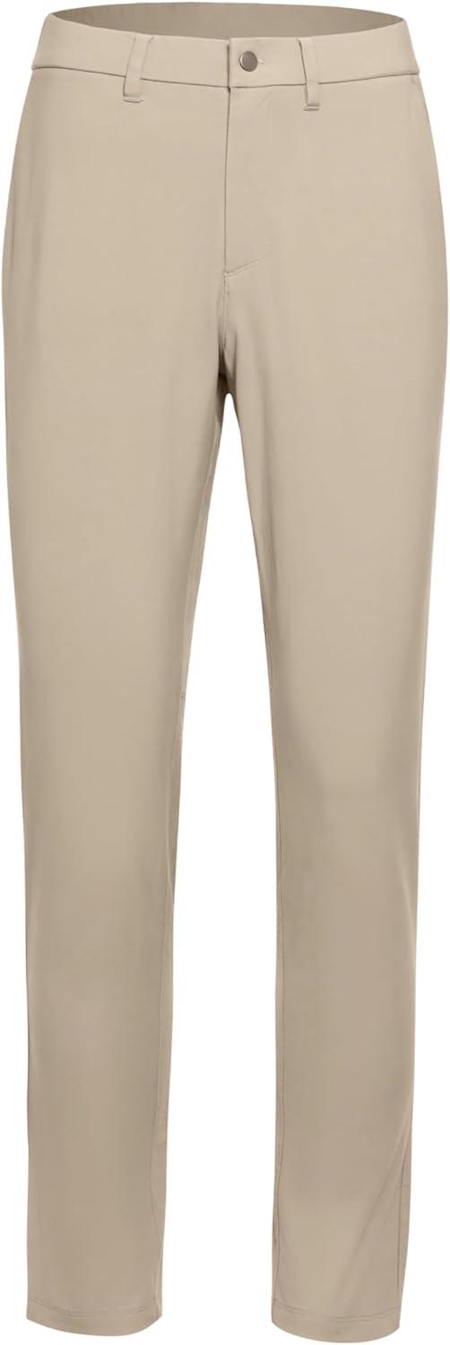 imageCRZ YOGA Stretch Cotton Chino Pants for Men 32quot Breathable Work Casual Athletic Fit Twill Trousers with PocketsOak