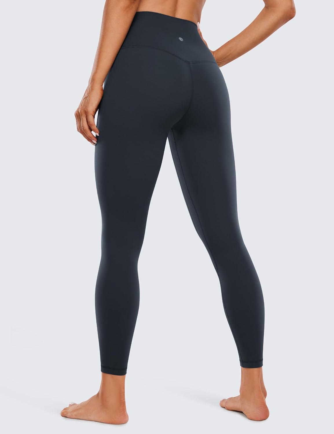 imageCRZ YOGA Womens Butterluxe High Waisted Yoga Leggings 25quot Double Seamed Buttery Soft Comfy Athletic Gym Workout PantsTrue Navy