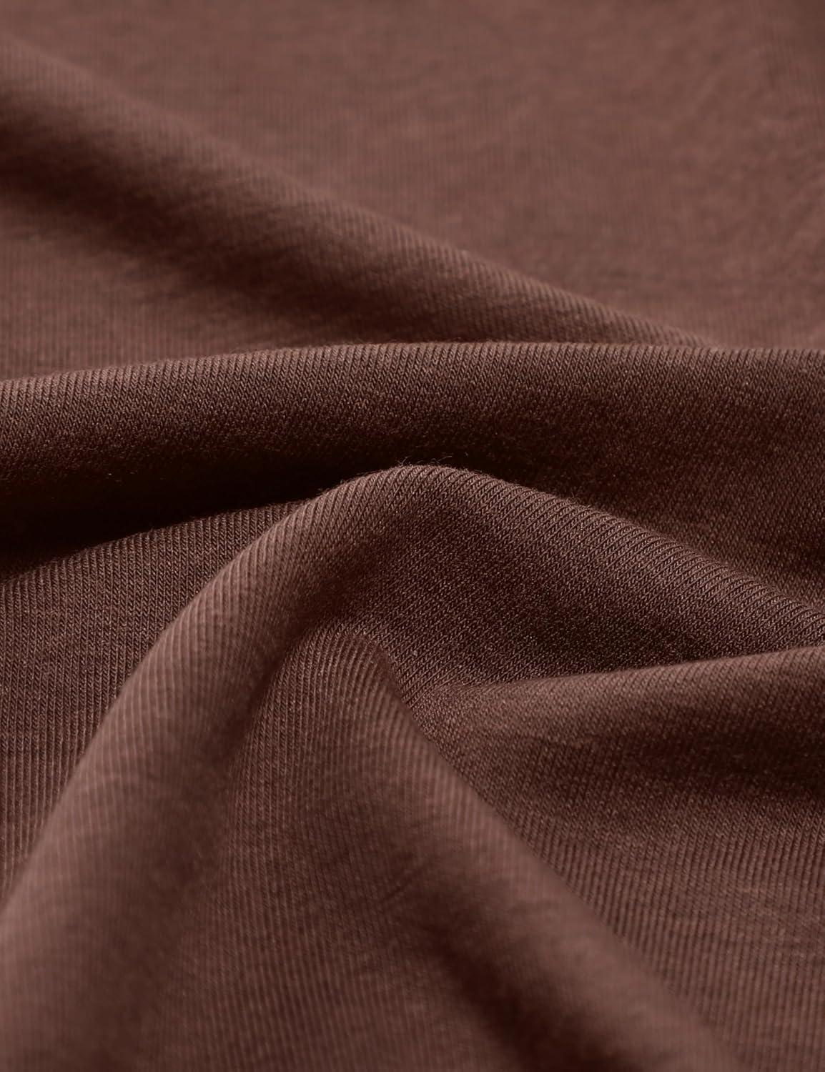 imageCRZ YOGA Womens Long Sleeve Tops High Crew Neck Casual Fall Shirts Basic Quick Dry Workout Athletic TShirtCoffee Brown