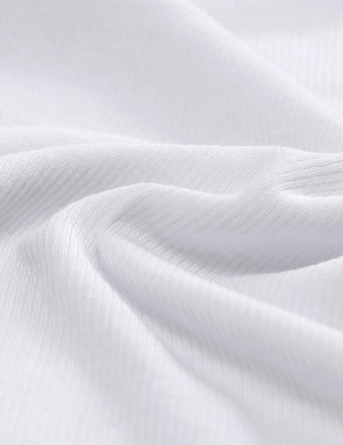 imageCRZ YOGA Womens Ribbed Modal Casual Short Sleeve Crew Neck Basic Shirts Going Out Soft Fitted Stretchy Athletic Workout TopsWhite