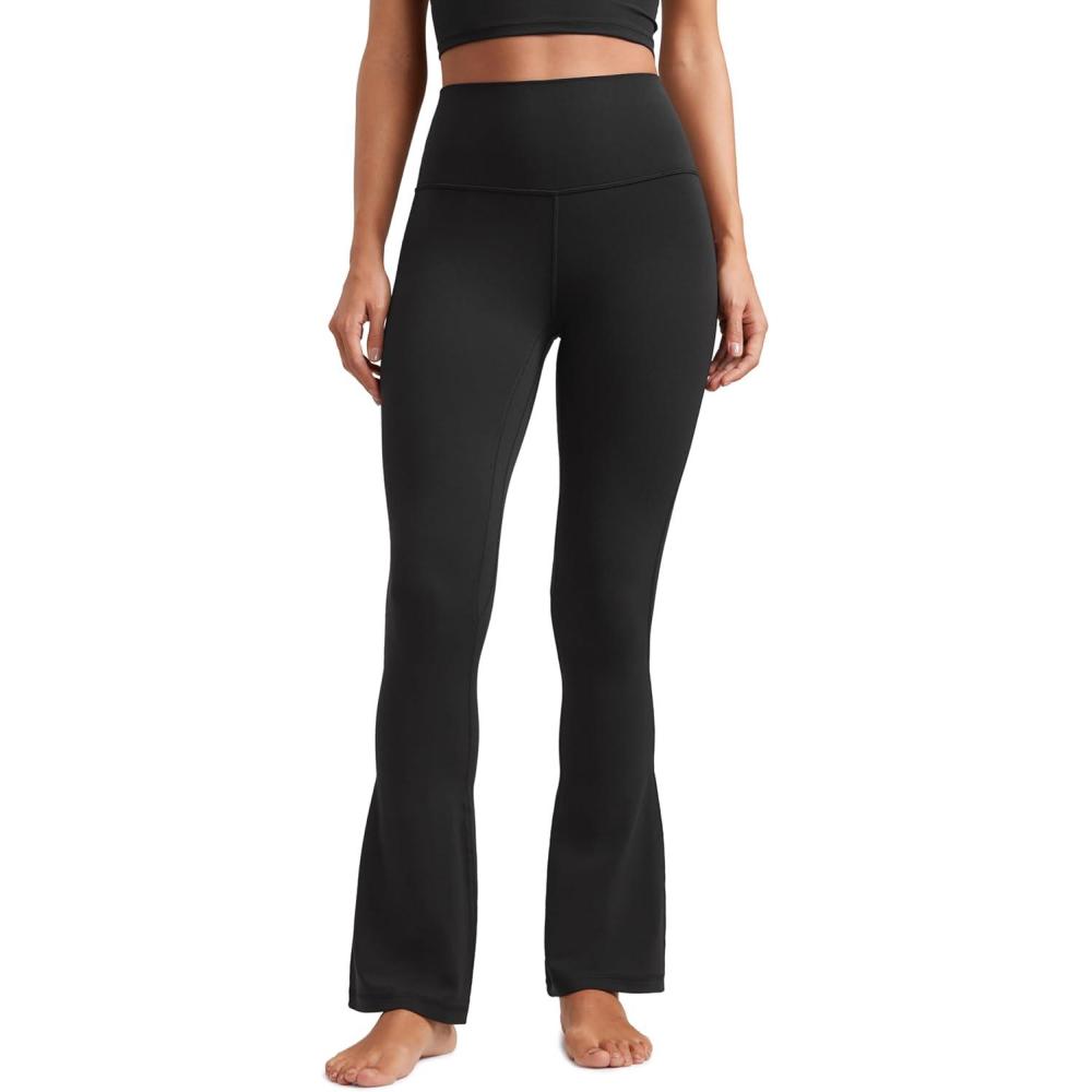 imageCRZ YOGA Butterluxe Mini Flared Leggings 30quot315quot33 High Waist Bootcut Casual Lounge Women Yoga Pants with PocketBlack