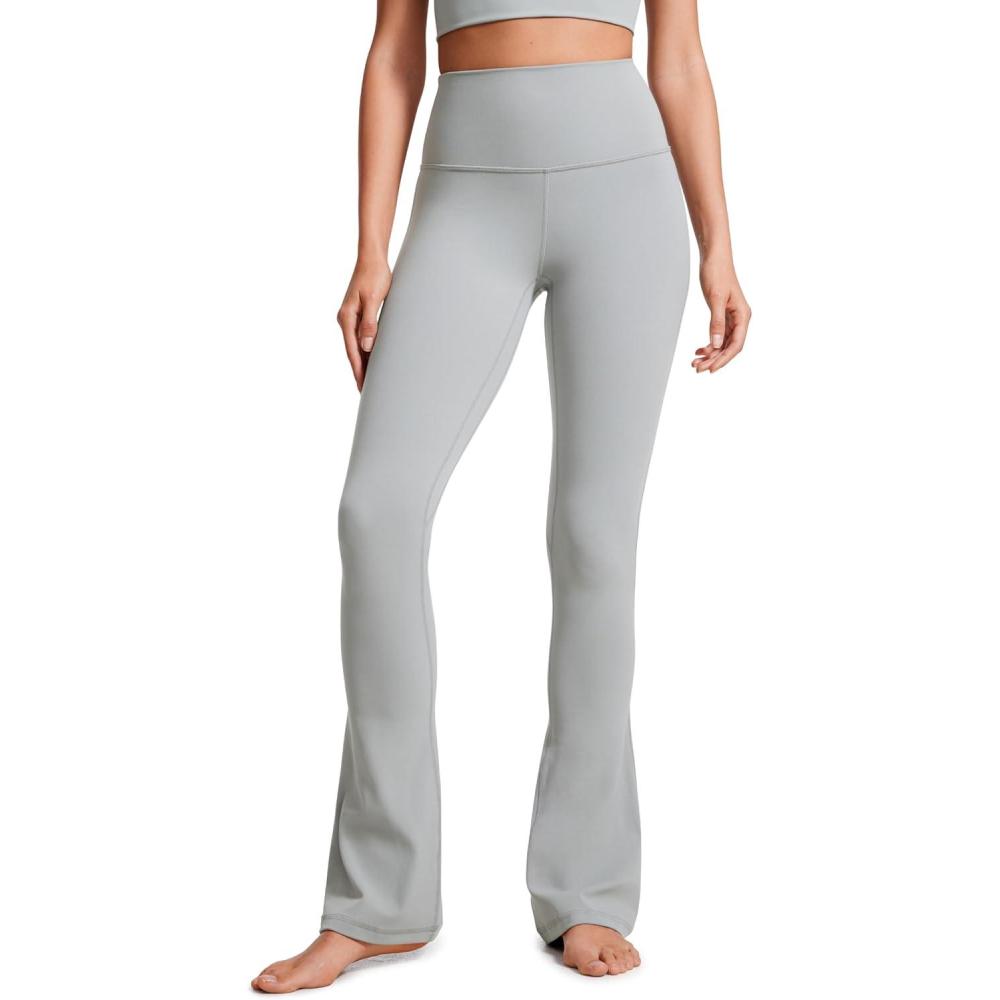 imageCRZ YOGA Butterluxe Mini Flared Leggings 30quot315quot33 High Waist Bootcut Casual Lounge Women Yoga Pants with PocketSterling