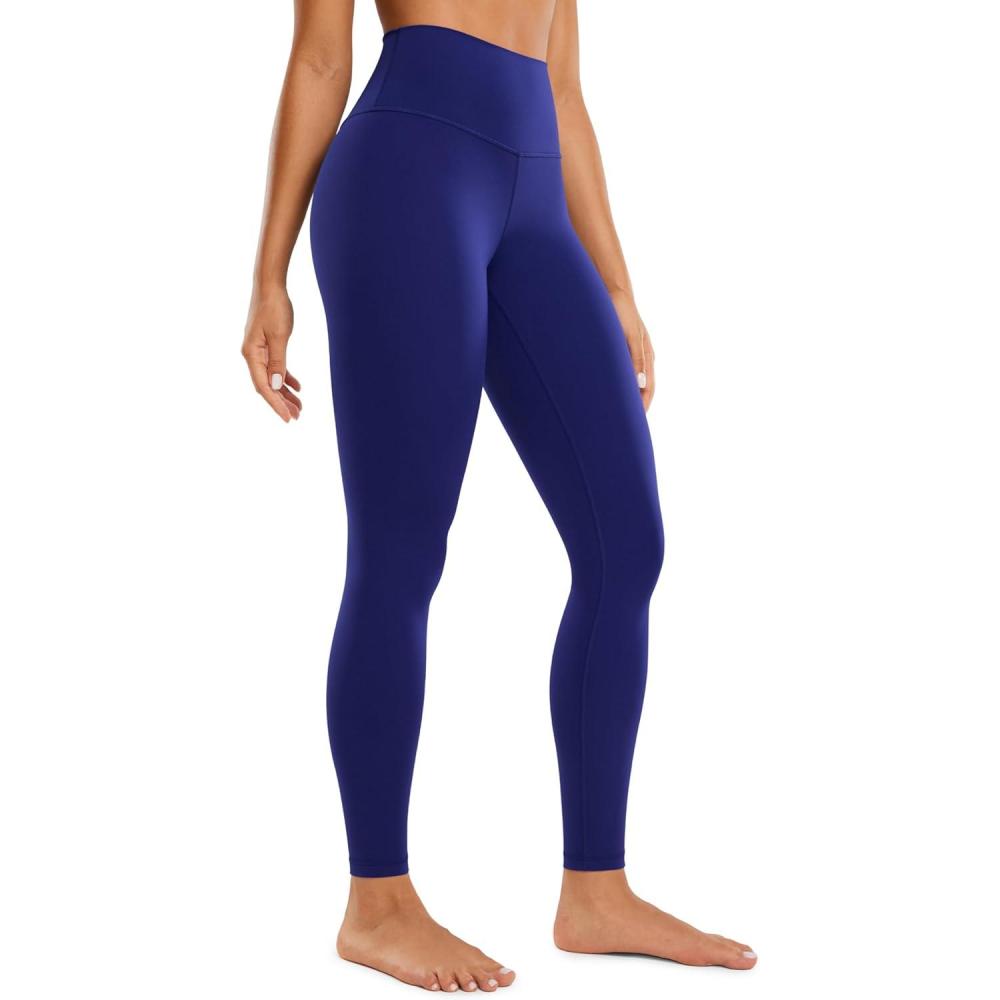 imageCRZ YOGA Butterluxe Yoga Leggings 28 High Waisted Womens Workout Lounge Pants Buttery SoftLarkspur Blue