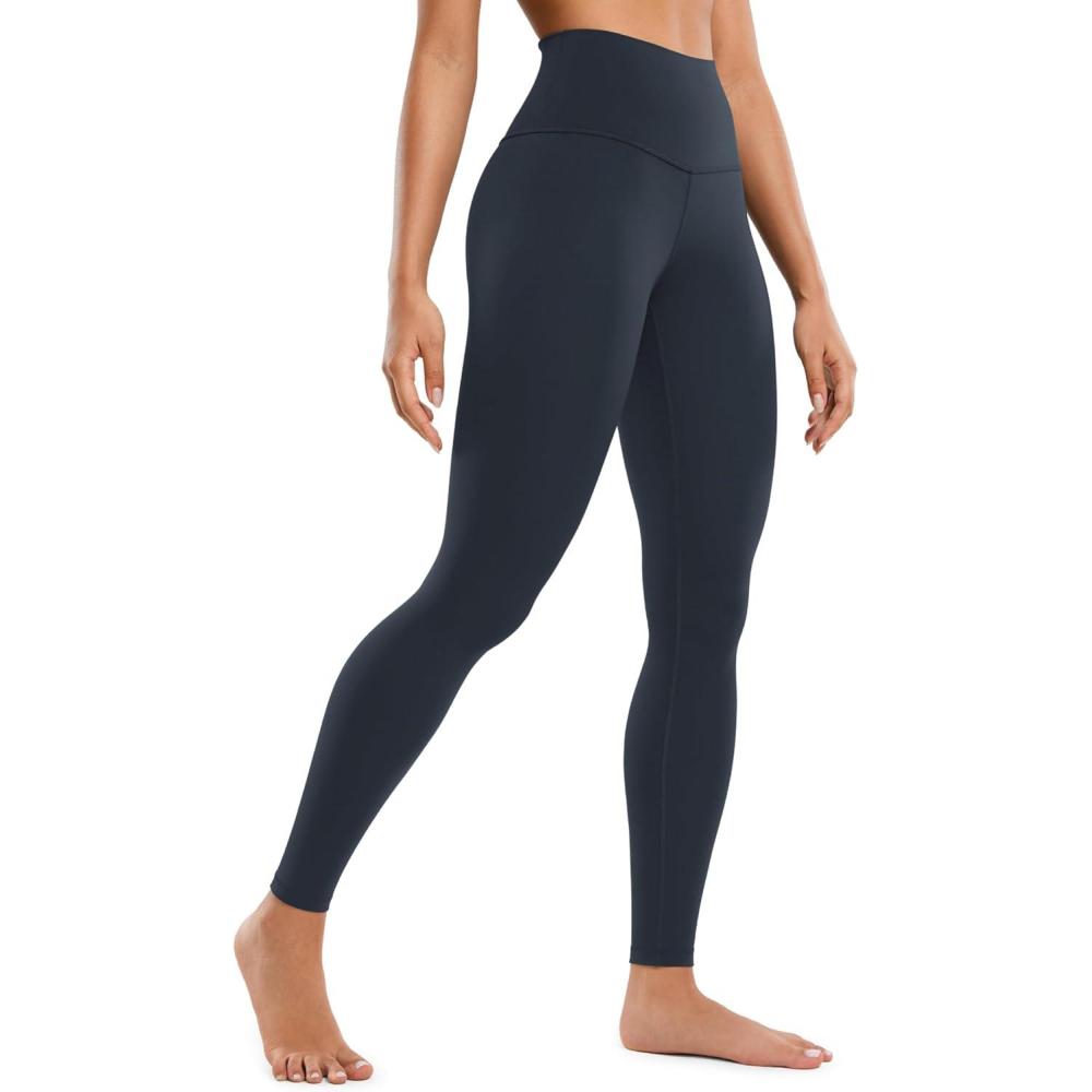 imageCRZ YOGA Butterluxe Yoga Leggings 28 High Waisted Womens Workout Lounge Pants Buttery SoftTrue Navy