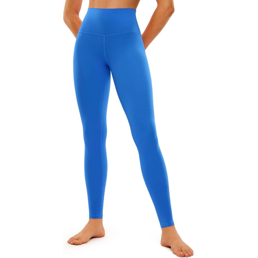imageCRZ YOGA Butterluxe Yoga Leggings 31quot Extra Long High Waisted Workout Lounge Pants for Tall WomenSparkle Blue