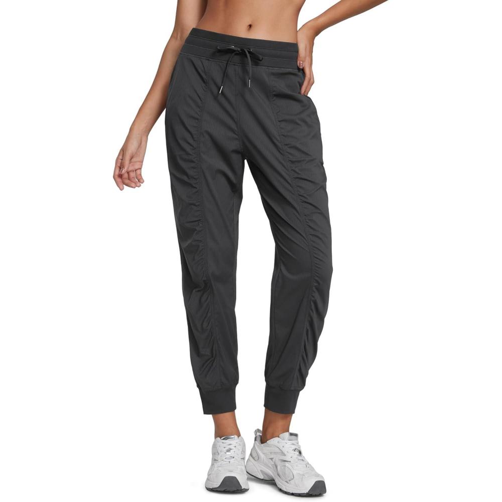 imageCRZ YOGA Lightweight Workout Joggers for Women 26quot285quot305quot Outdoor Running Casual Pants with PocketsInk Gray