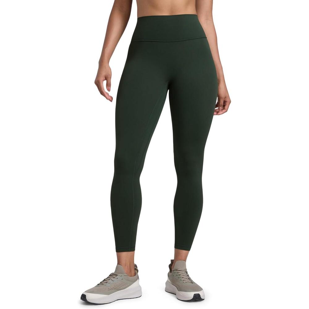 imageCRZ YOGA Secretsculpt Butterlift Workout Leggings 25quot No Front Seam High Waisted Womens Yoga Pants Booty Scrunch ButtLegend Green