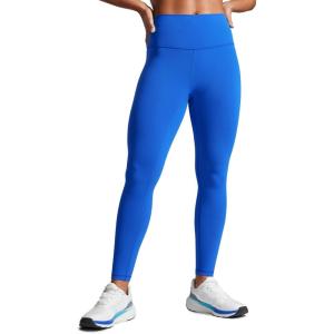 CRZ YOGA Butterbreeze Workout Leggings 28” – High Waisted Athletic Gym Running Womens Yoga Pants Tummy Control(Sparkle Blue)