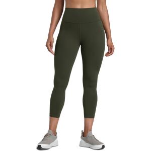 CRZ YOGA Butterlift Capris Workout Leggings 23″ – High Waisted Workout Pilates Crop Gym Athletic Womens Yoga Pants(Olive Green)