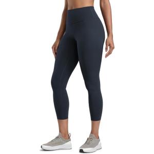 CRZ YOGA Butterlift Capris Workout Leggings 23″ – High Waisted Workout Pilates Crop Gym Athletic Womens Yoga Pants(True Navy)