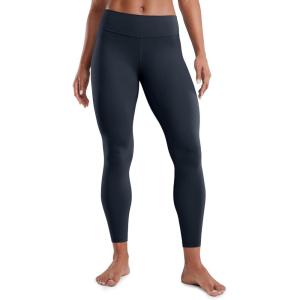 CRZ YOGA Butterluxe Low Rise Leggings 25″ – Workout Athletic Gym Lounge Womens Yoga Pants(True Navy)