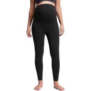 CRZ YOGA Butterluxe Maternity Leggings 28″ – Over The Belly Workout Activewear Yoga Womens Pregnancy Pants Buttery Soft(Black)