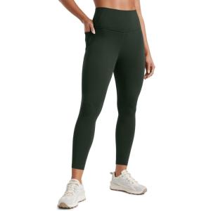 CRZ YOGA Butterluxe Workout Leggings Pockets 25” – High Waisted Gym Womens Yoga Pants Buttery Soft(Legend Green)