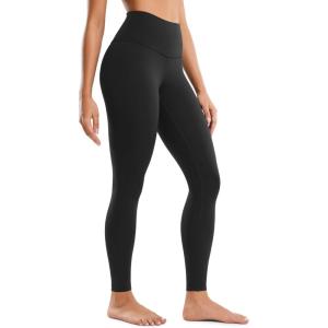 CRZ YOGA Butterluxe Yoga Leggings 28” – High Waisted Womens Workout Lounge Pants Buttery Soft(Black)